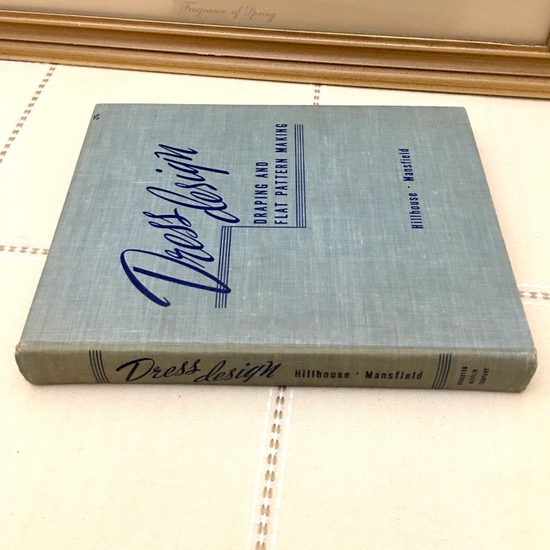 1948 Dress Design Draping and Flat Pattern Making by Hillhouse Etsy