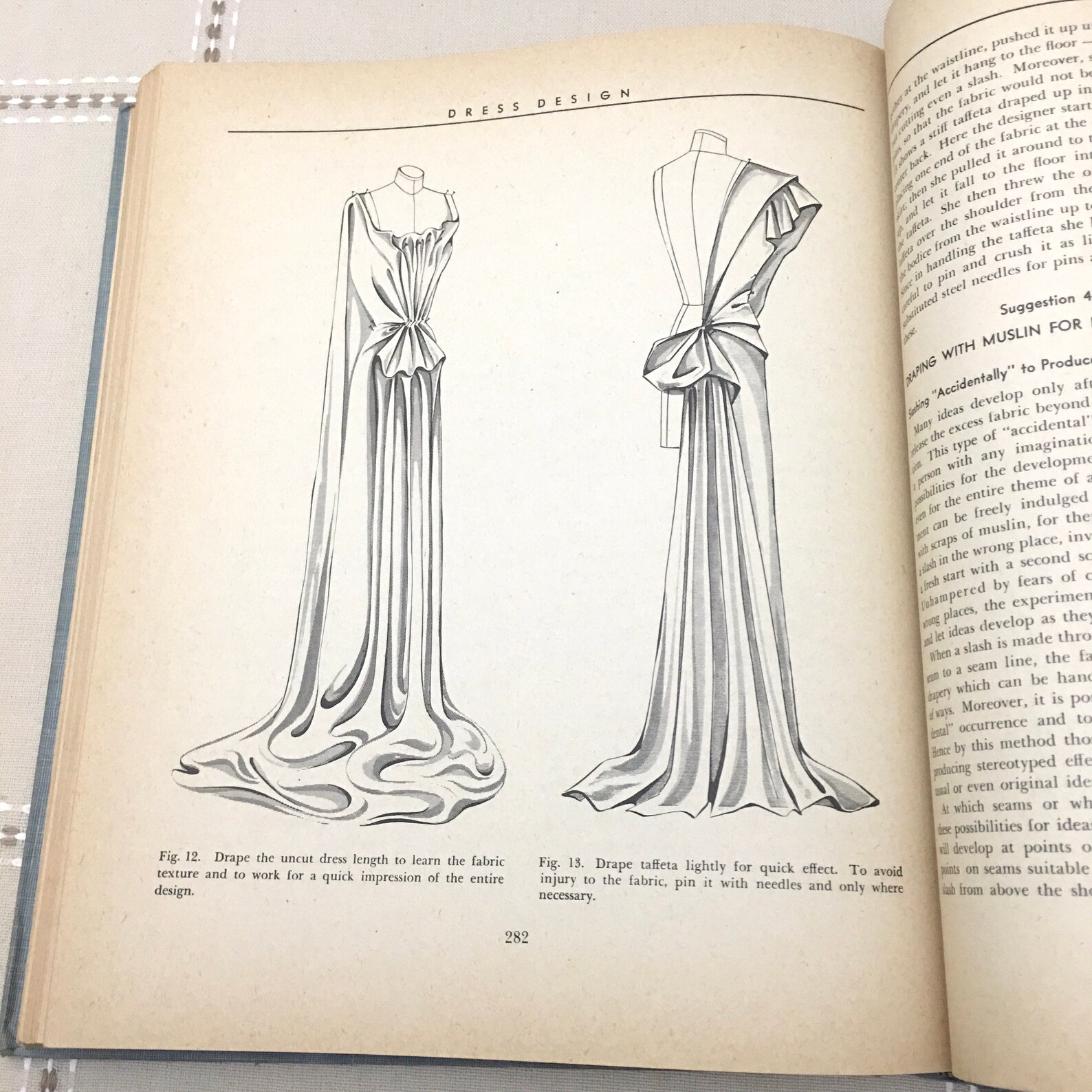 1948 Dress Design Draping and Flat Pattern Making by Hillhouse Etsy