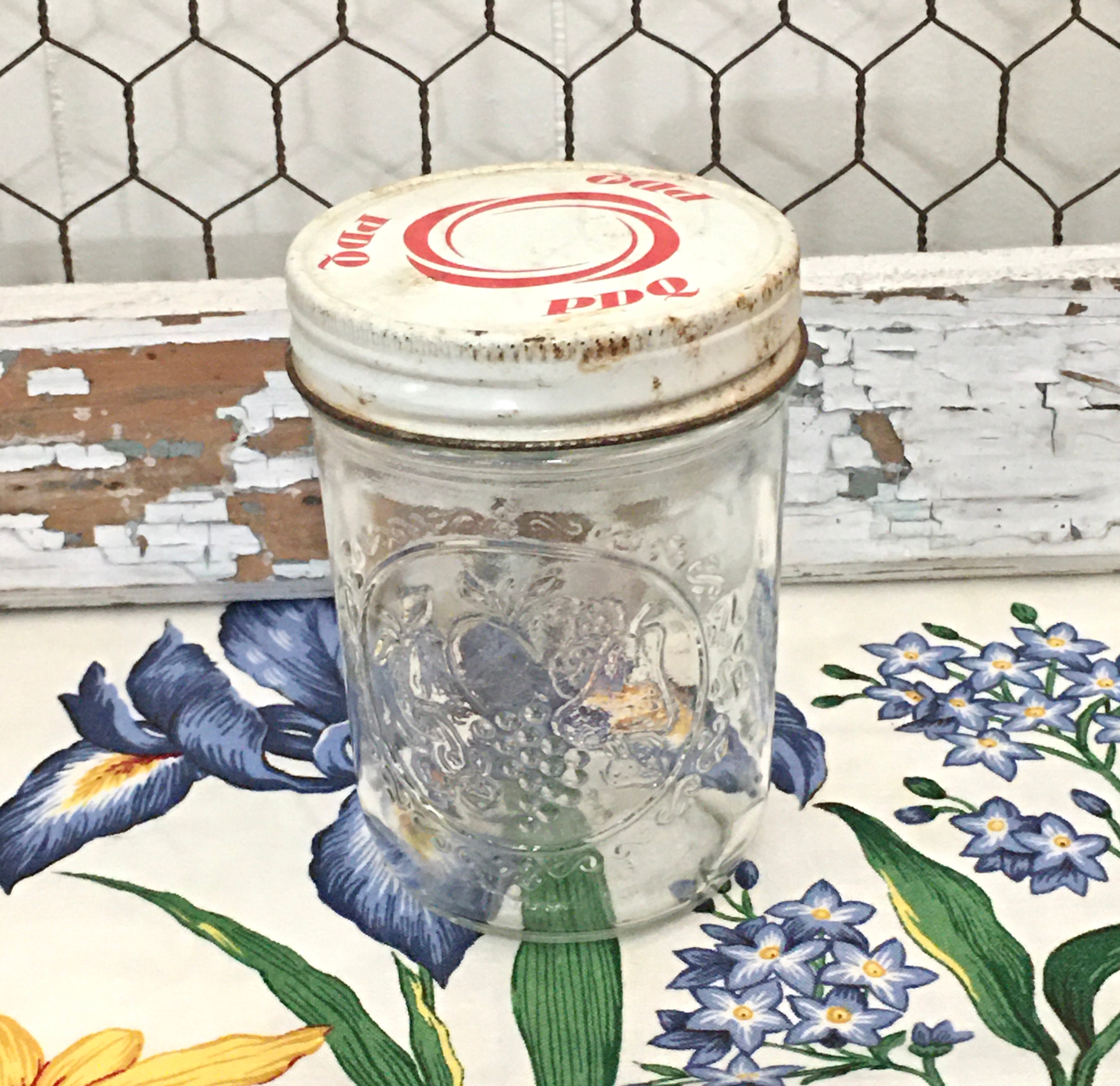 Vintage 6 oz. Canning/Jelly Jar with PDQ Lid Etsy
