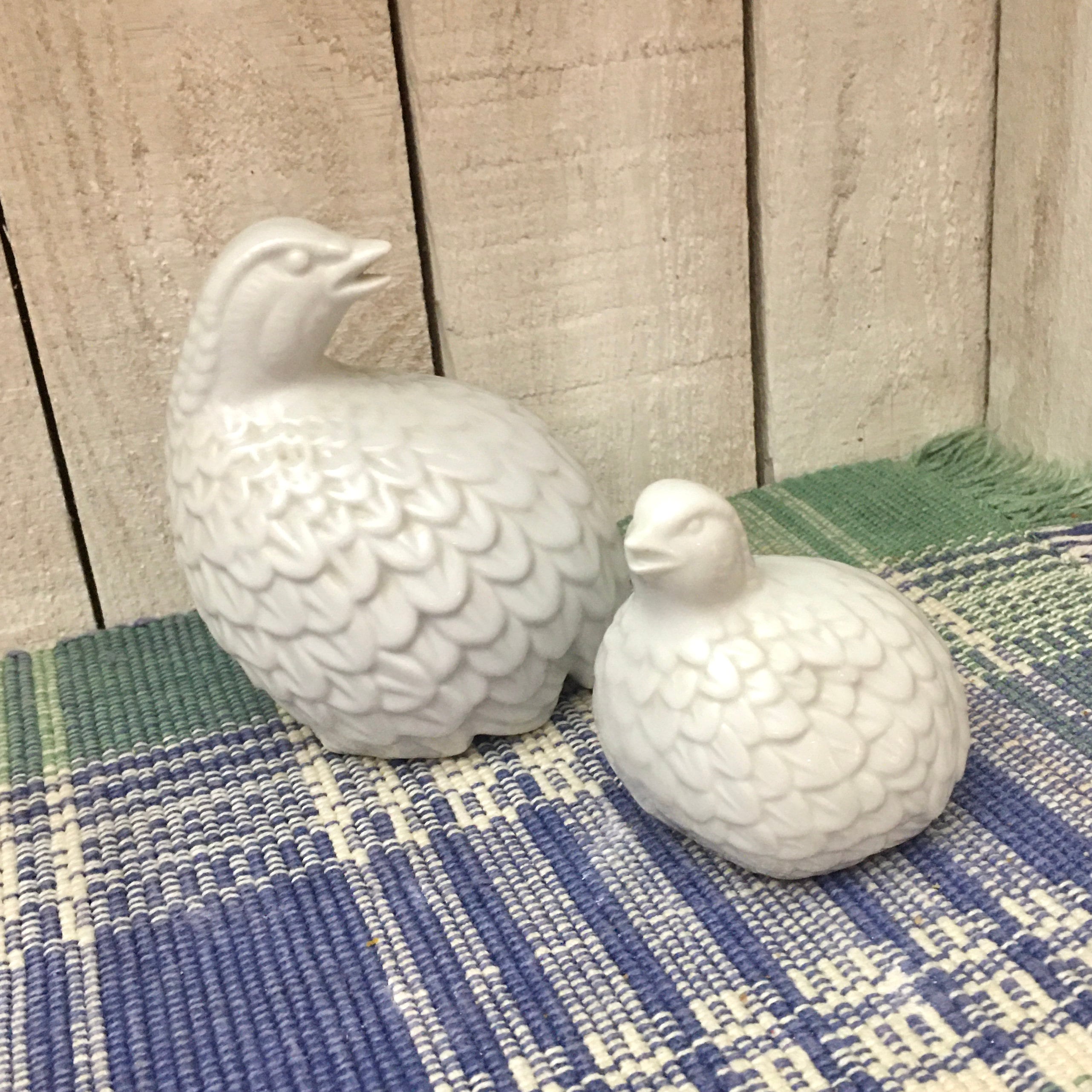 Quail Figurines for sale Only 3 left at 75