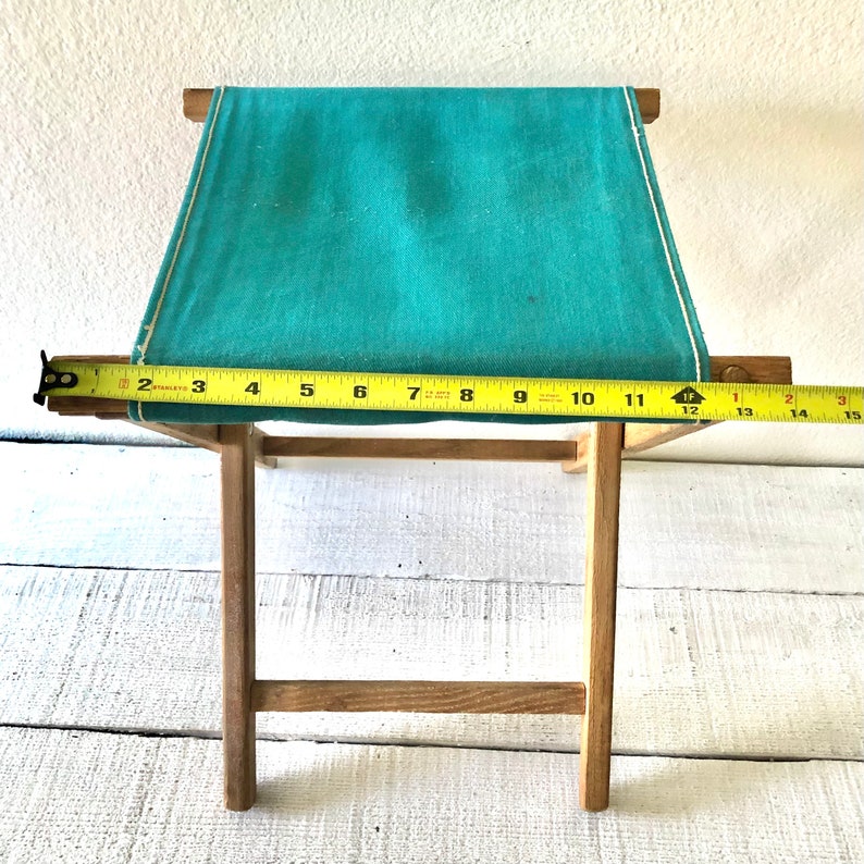 Vintage Folding Camp Stool Etsy