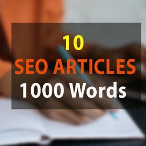 10 articles of 1000 words SEO article writing, blog post writing or content writing for any business