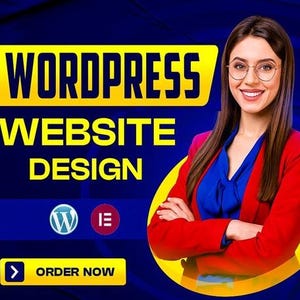Responsive custom wordpress website design | Website Design | Custom Website design | unlimited revisions | seo optimized fully website
