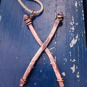 St. Andrew&#39;s Cross made of copper