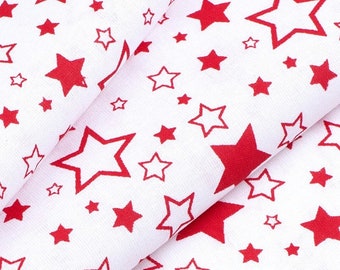 STAR FABRIC 100/% Cotton fabric by the yard Patriotic fabric Star fabric Quilt fabric bundle Baby girl quilt Baby boy quilt