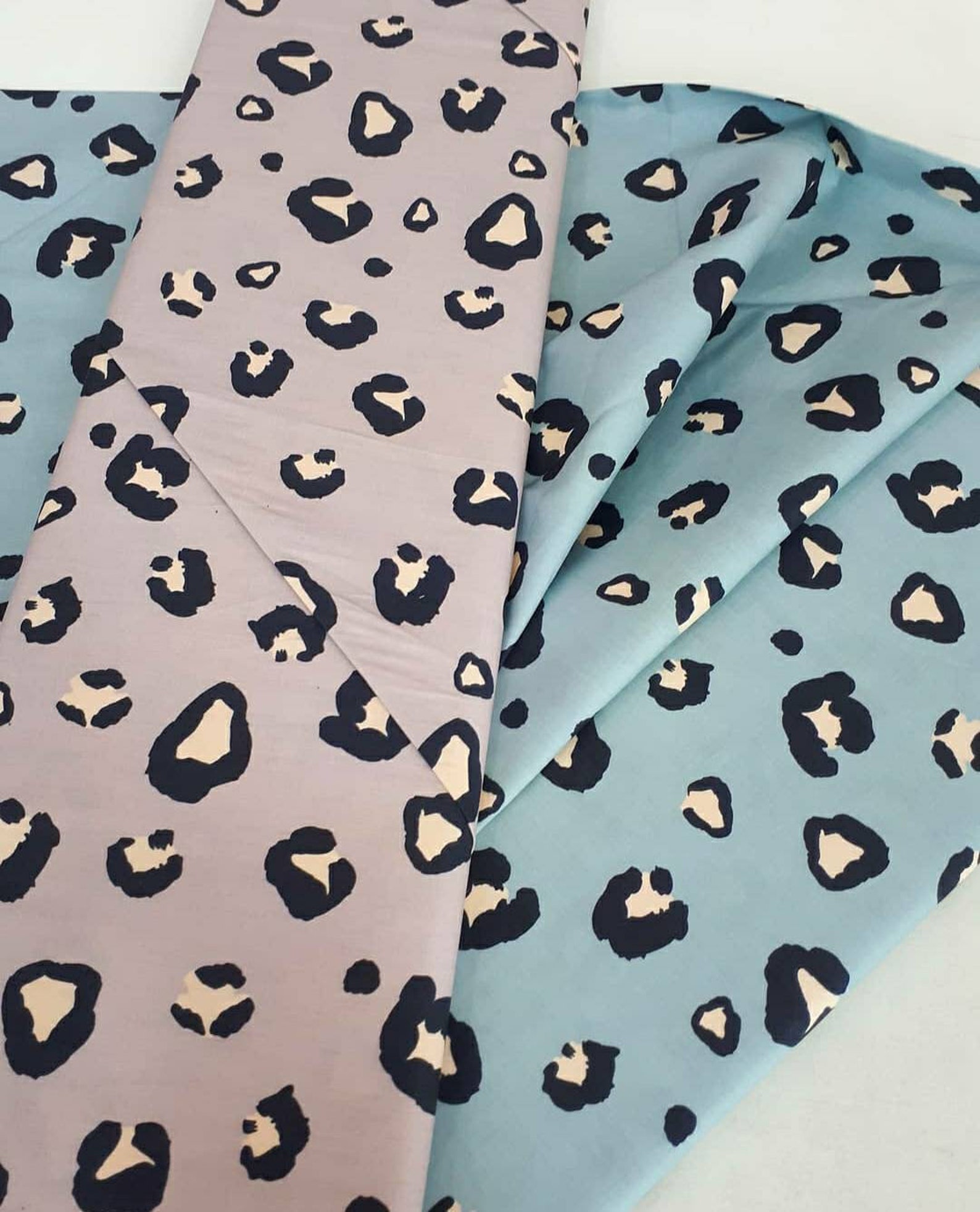 LEOPARD FABRIC Leopard cotton fabric Cheetah print by the Etsy