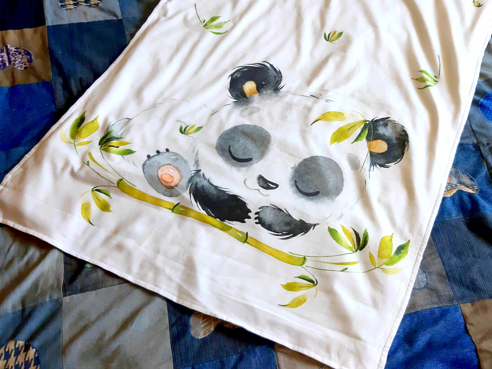 Minky baby blanket 29''39'' PANDA Blanket Etsy