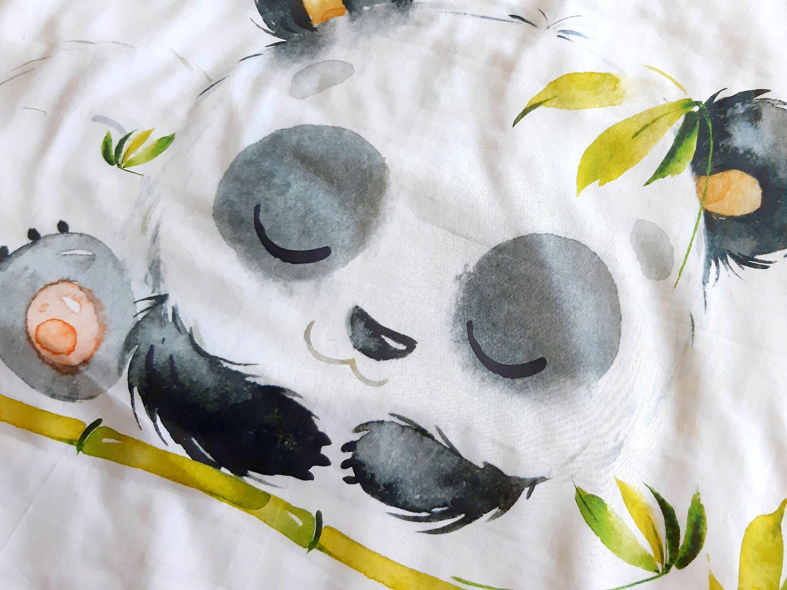 Minky baby blanket 29''39'' PANDA Blanket Etsy