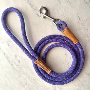 6ft Violet Purple Dog Leash image 1