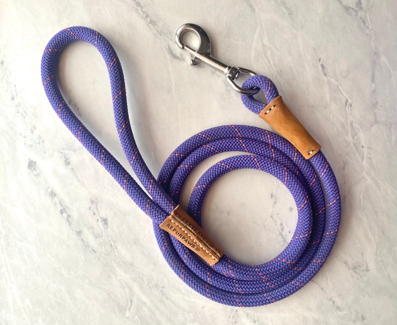 6ft Violet Purple Dog Leash image 1