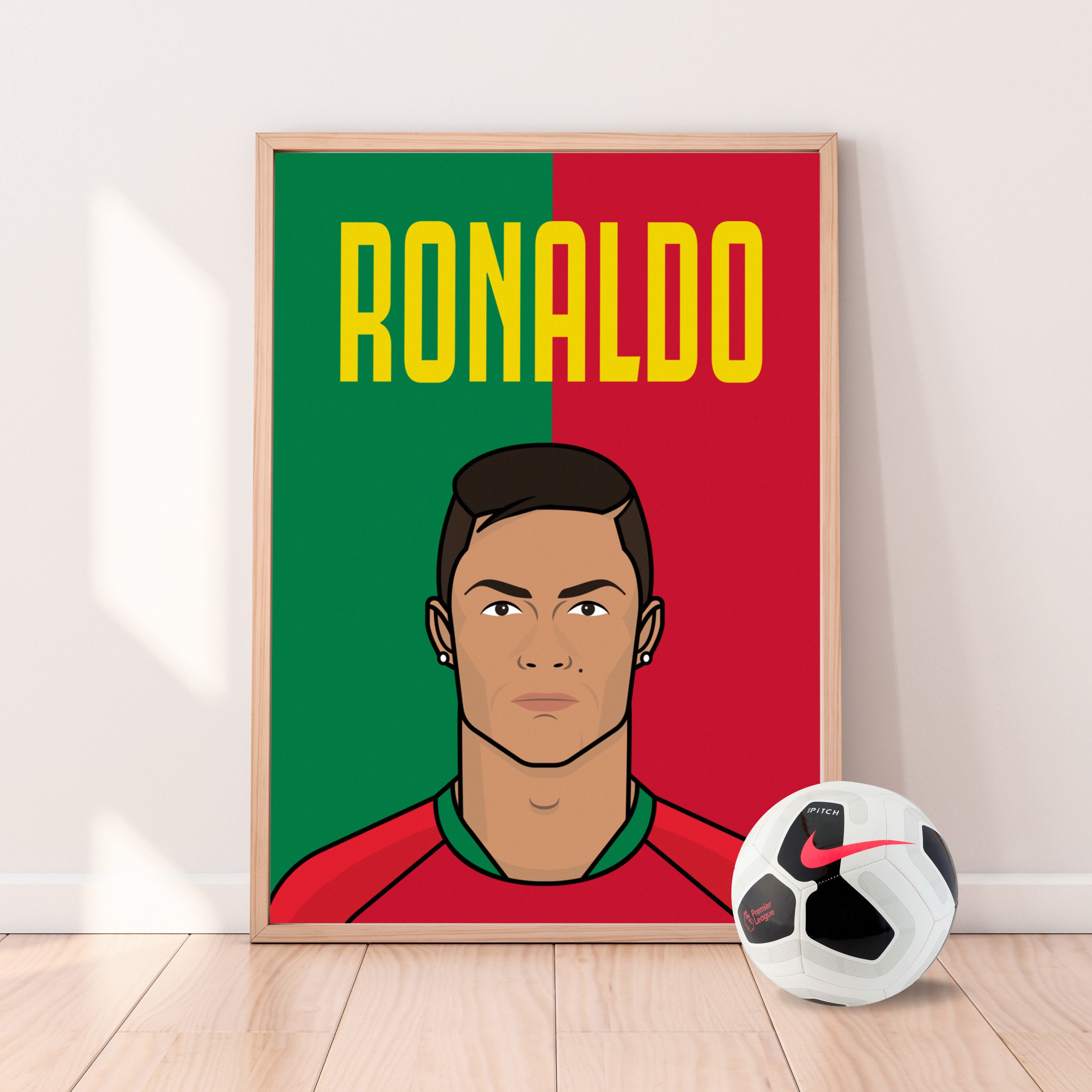 Ronaldo Poster Football Print Ronaldo Print CR7 Print Etsy