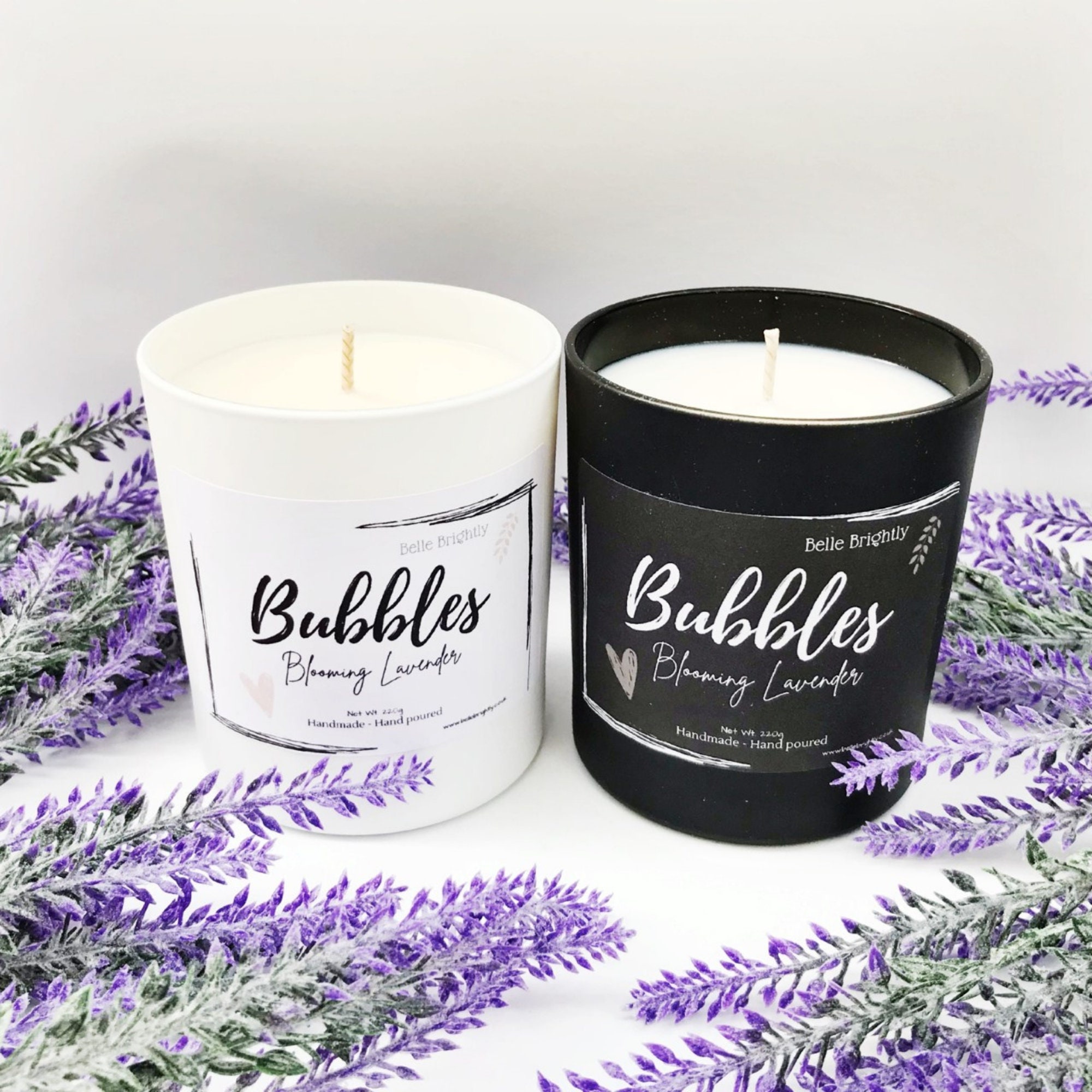 Eco Lavender Candle Vegan Candle Cruelty Free Hand Etsy UK