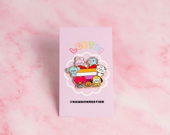 LGBT21 - Broche en émail dur Fierté