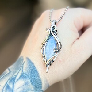 • MINI TALISMAN • rainbow moonstone + silver ring