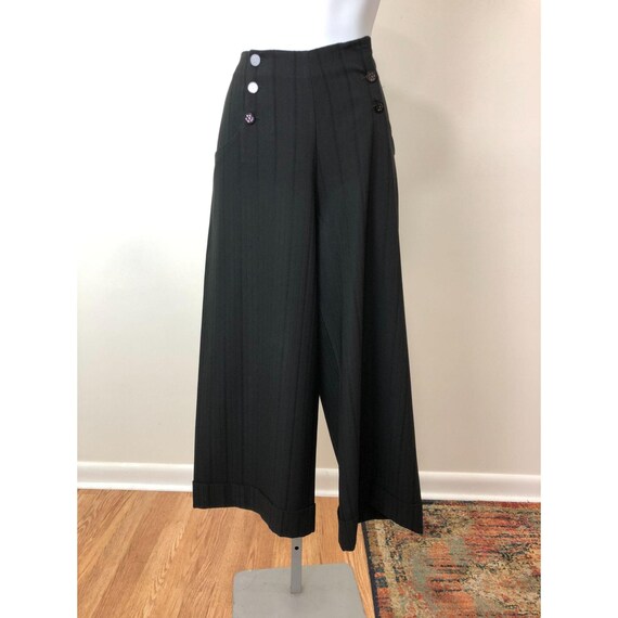 Karol Richardson 40s Inspired Wide Leg Ankle Pants