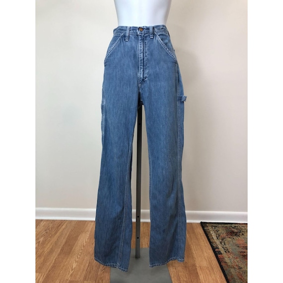 Vintage 1970s Lee Carpenter Blue Jeans
