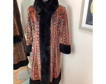 Gorgeous Vintage 60's-70's Tapestry/ Carpet Coat - Etsy Gorgeous Vintage 60's-70's Tapestry/ Carpet Coat - Etsy
