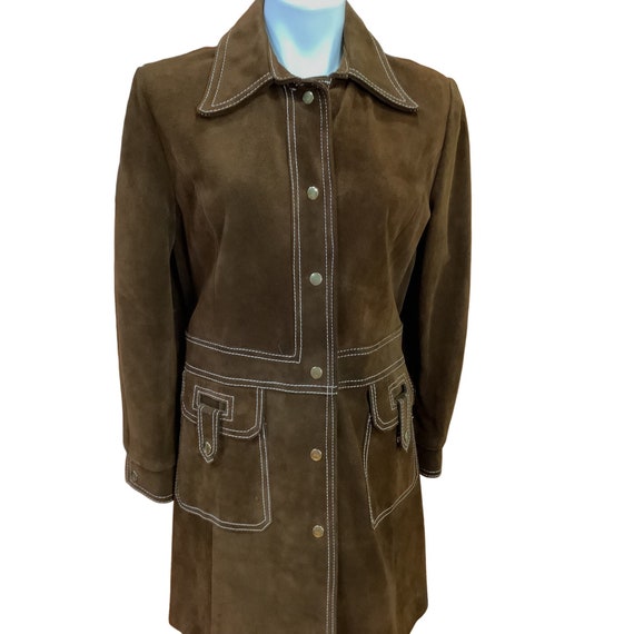 1960's-70's Suede Coat - image 1