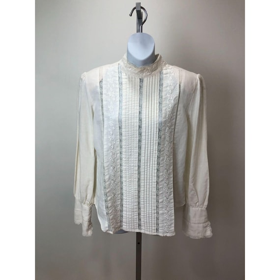 Vintage 1980s Karen Scott Victorian Lace Inspired