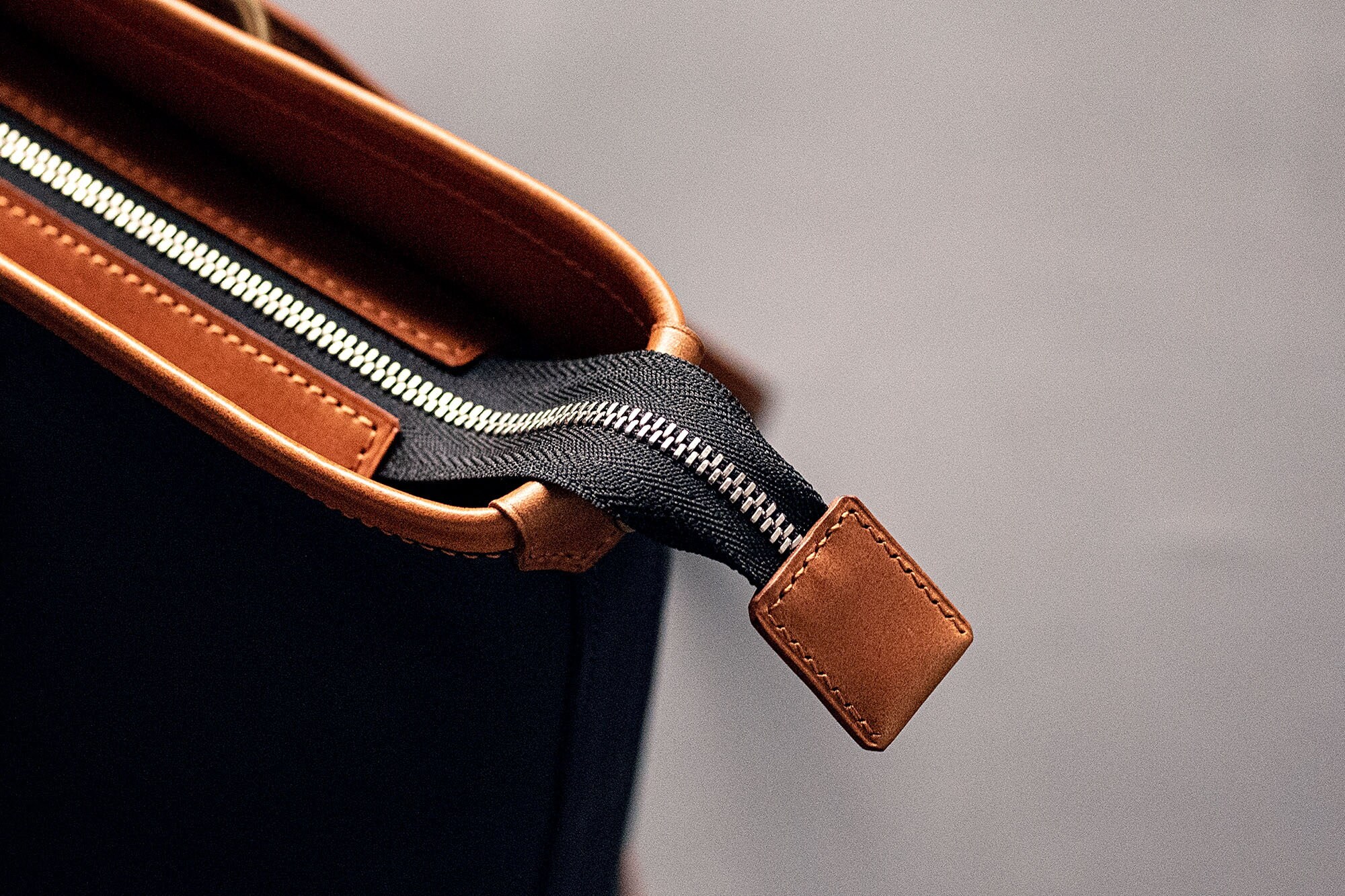 Leather Tote Bag With Zipper Heavy Daily Use Shoulder Bag Etsy UK