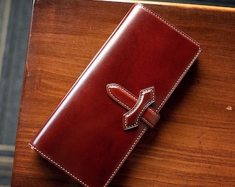 Shell Cordovan Long Wallet | Horween | Shinki Hikaku | Veg-tanned Leather