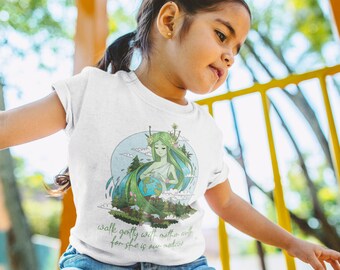 Camina suavemente con la Madre Tierra Porque Ella es nuestra camiseta de medicina / jersey juvenil