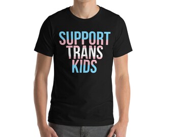 Support Trans Kids Short-Sleeve Unisex T-Shirt
