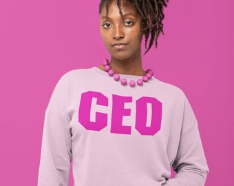 CEO en Sudadera Rosa / Unisex