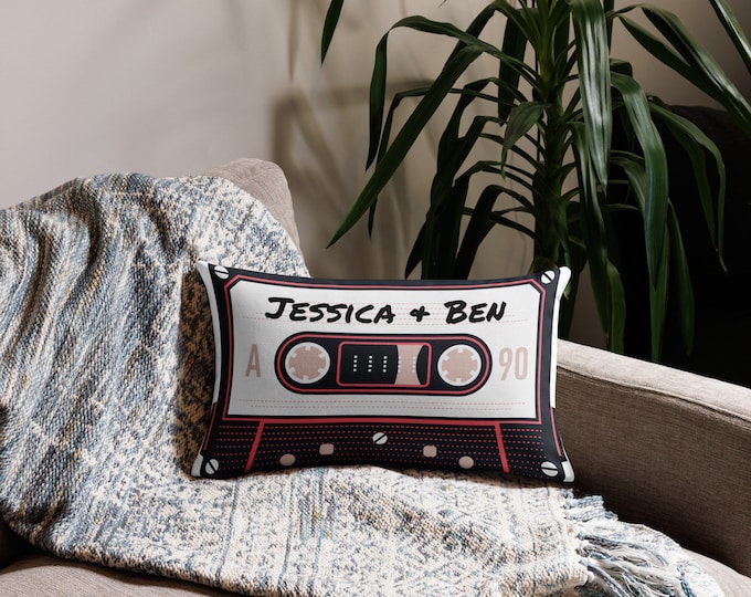 Personalized Mixtape Premium Pillow Case