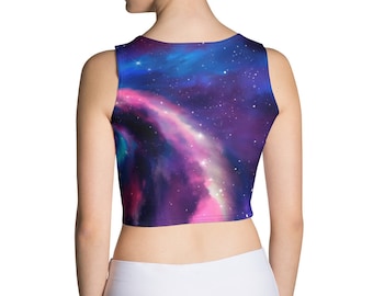 Acuarela Galaxy Crop Top