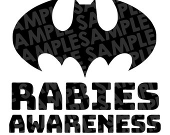 The Office **DIGITAL DOWNLOAD**  rabies awareness - perfect for car vinyl decals, t shirt design, greeting card image, and more
