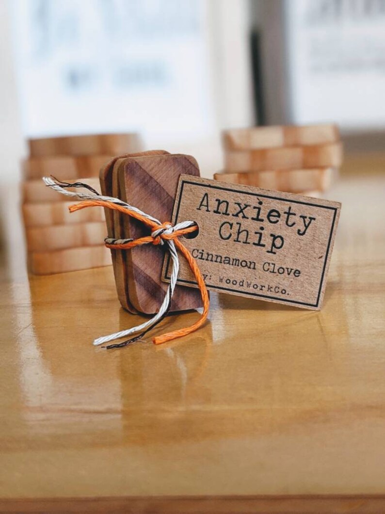 Anxiety Chip pack of 3 Subtle Scented Scent Refill Etsy