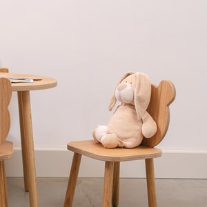 Kid table and chairs, sensory table with toddler chair, toddler table for weaning and playing 画像 7
