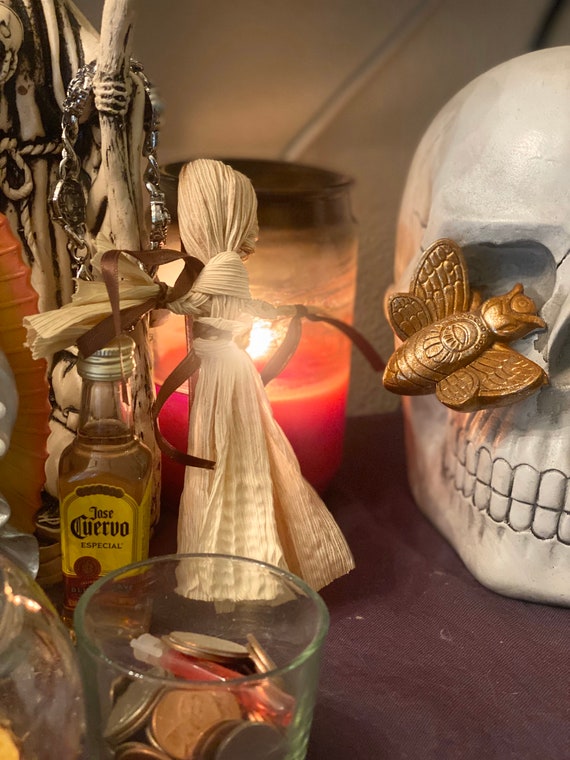 corn husk voodoo doll