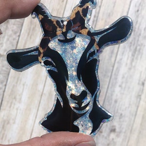 TCF Goat Keychain, Goat Keychain, Goat, 4H Show Gift, Gift for Her, Gift for Mom, Homestead, Goat Mom, Glitter Goat