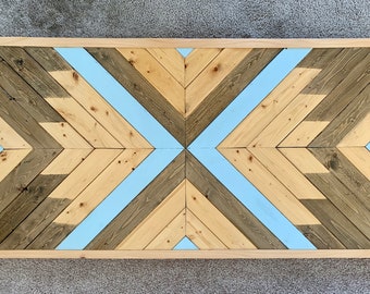 Wood Wall Hanging- Geometric