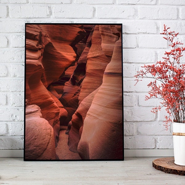 Antelope Canyon Poster - USA Landscape - Najavo Nation Print - Arizona Landscape Photography