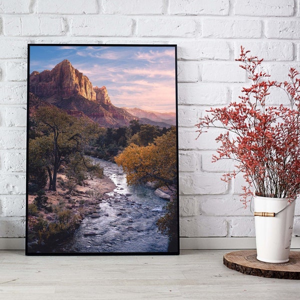 Zion National Park Poster - USA Photography - Print Landscape - Landscape Photography