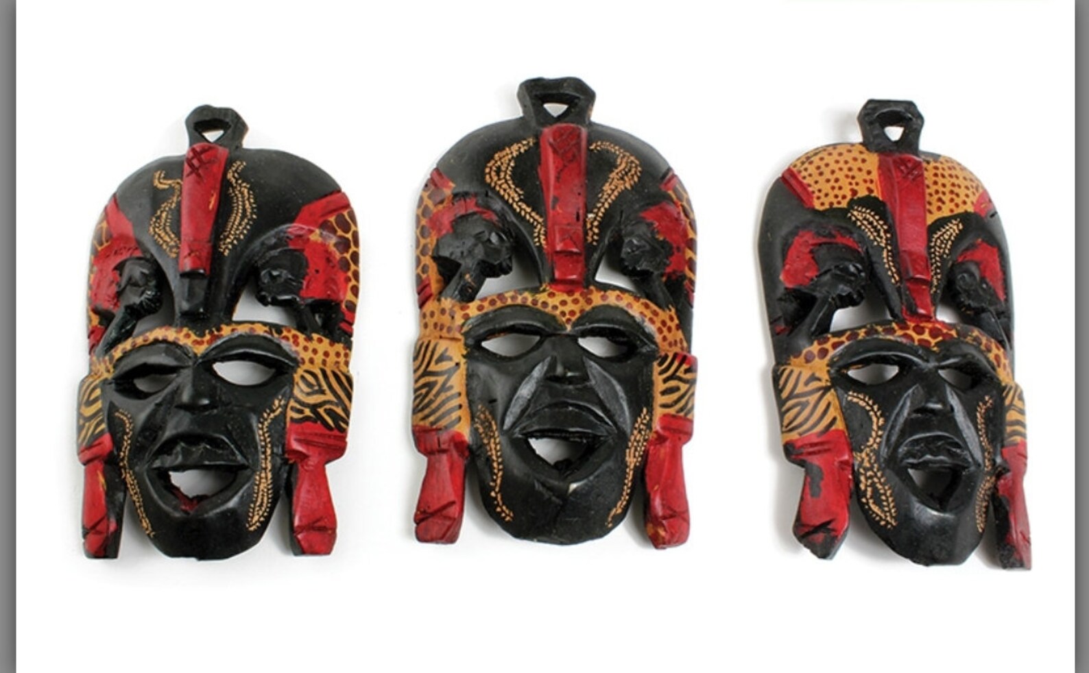 African Mask from Kenya Traditional Massai Wall Hanging Mask Etsy