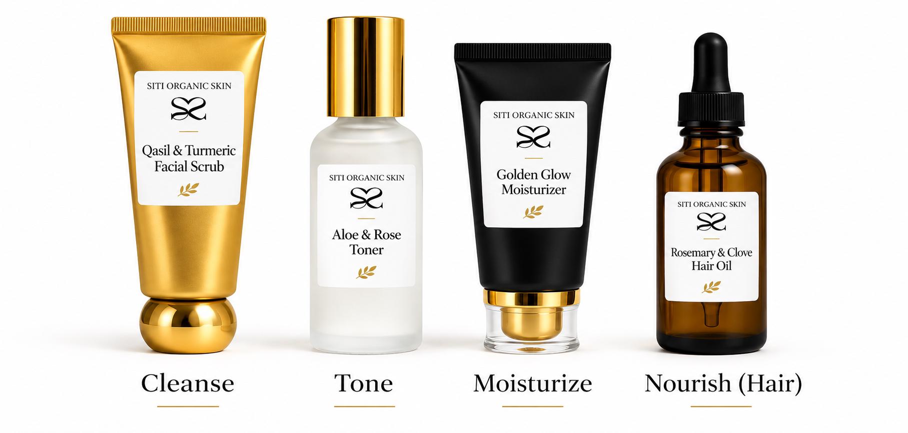 Facial Scrub, Toner and Moisturizer Gift Set for Mothers