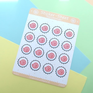 Kawaii Narutomaki Sticker Sheet ST004