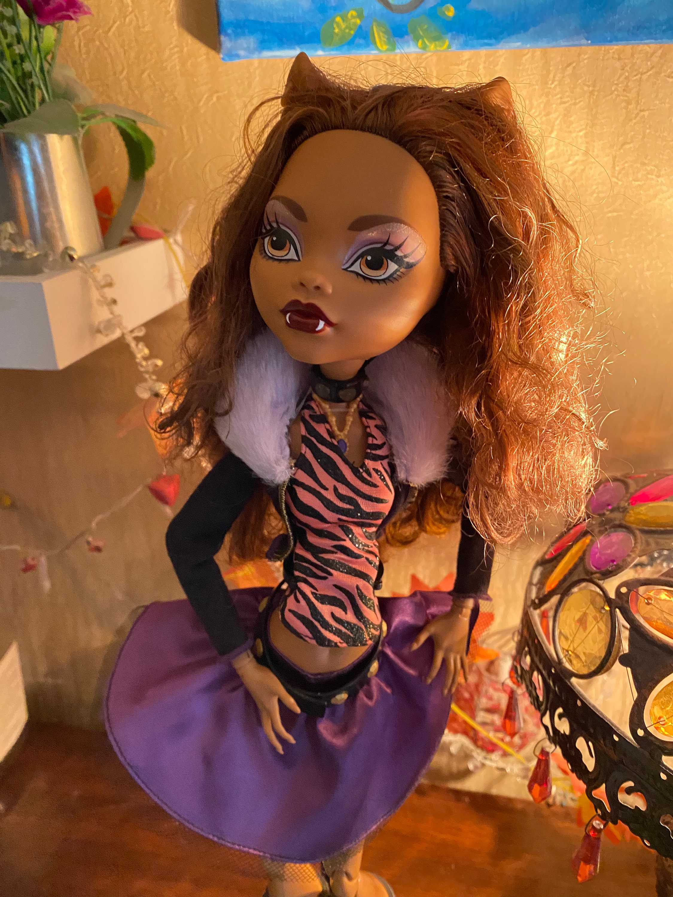 Monster High Frightfully Tall Ghouls Clawdeen Wolf Doll 