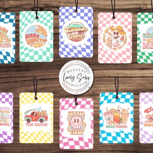 Freshie Car Freshener Bundle, Digital PNG File, Instant Download, Sublimation Design, Printable Graphic, Car Accessories