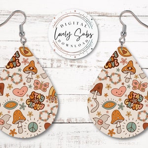 Sublimation Earring Designs PNG, Coffee Teardrop Instant Digital Download, Earring Blanks Design, Printable