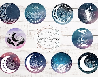 Celestial Coaster PNG Bundle: 60 Galaxy Sublimation Designs (Digital Download)