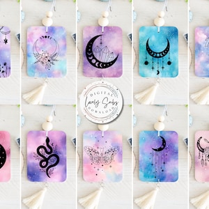Freshie Car Freshener Bundle, Digital PNG File, Instant Download, Sublimation Design, Printable Graphic, Car Accessories