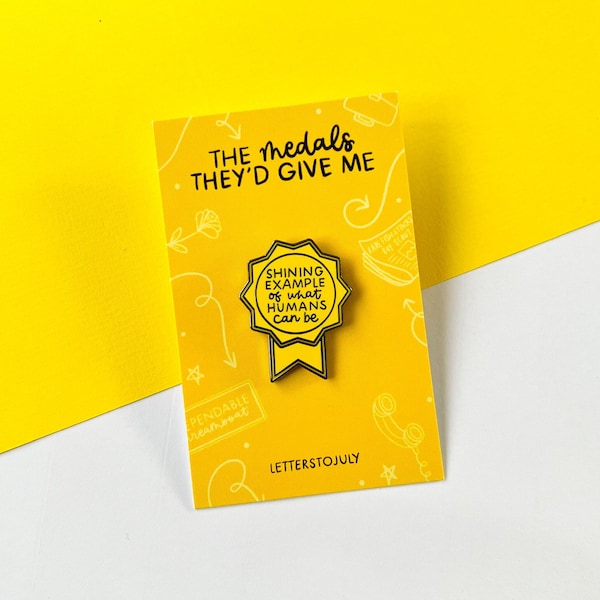 Operation Mincemeat Inspired Enamel Pin | Musical Theatre, Shining Example, Stagey Gift, Pin Badge