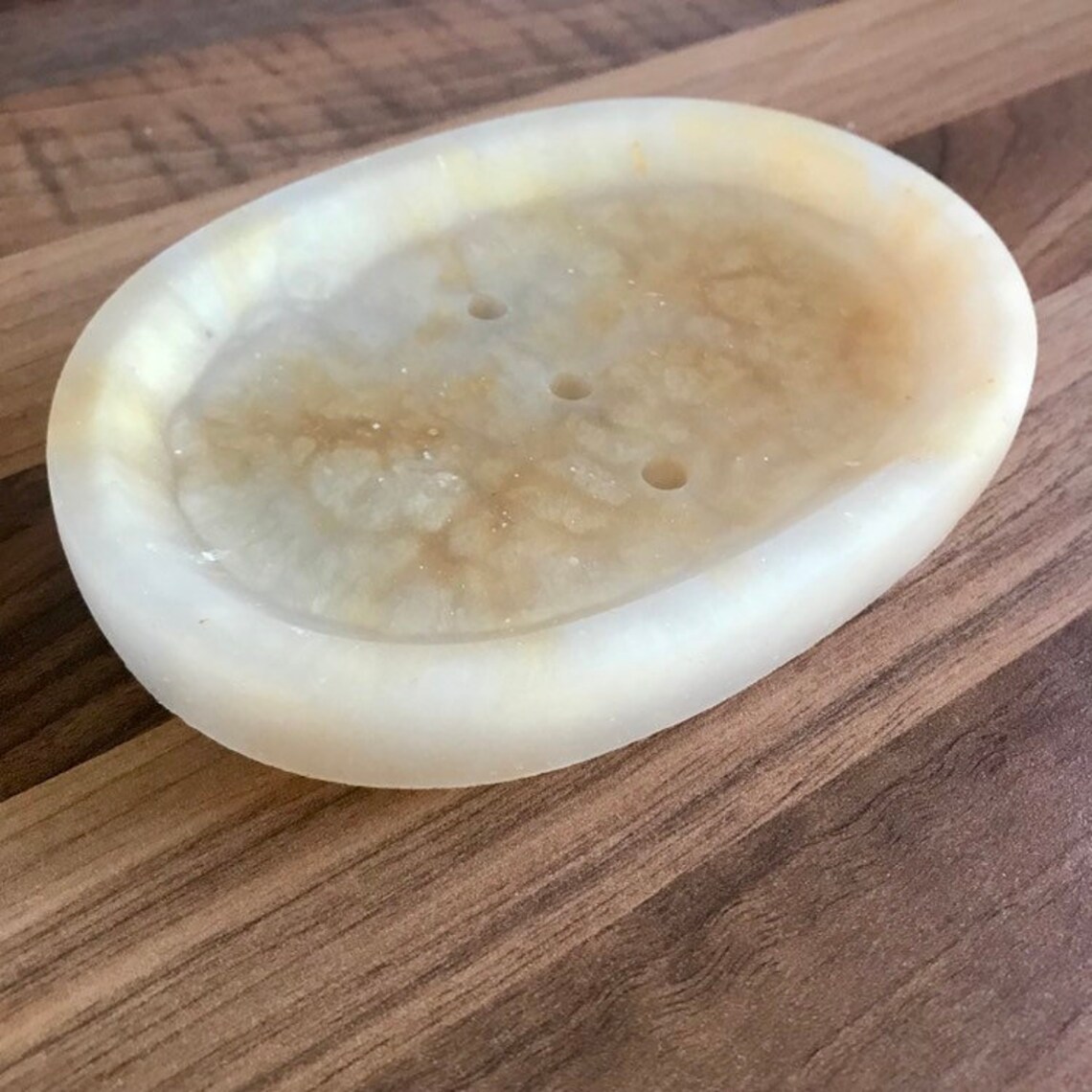 White & Gold Soap Dish Etsy