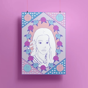 Graphic design 21x29.7cm 29.7x42cm IVE Kpop Wonyoung