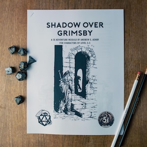 Shadow Over Grimsby | 5E Adventure Module for D&D